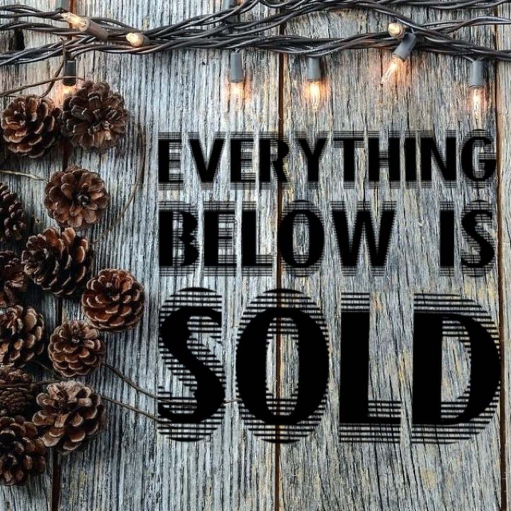All Past This Is Sold! 🖤